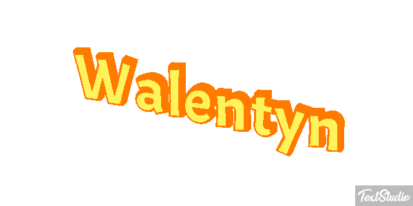 Walentyn Efekt tekstowy