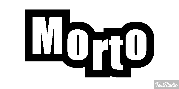 Morto Texteffekt
