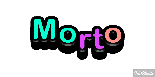 Morto Texteffekt