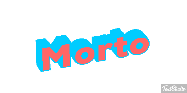 Morto Texteffekt
