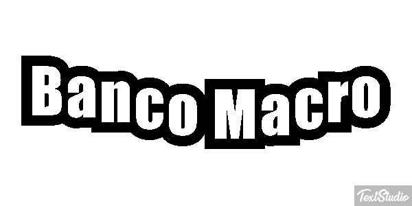 Banco Macro Tekst effect