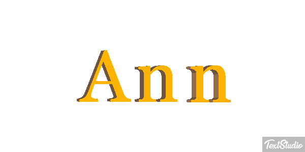 Ann Effet de texte