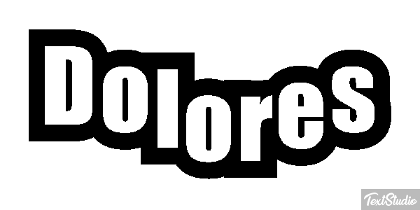 Dolores Efecto de texto
