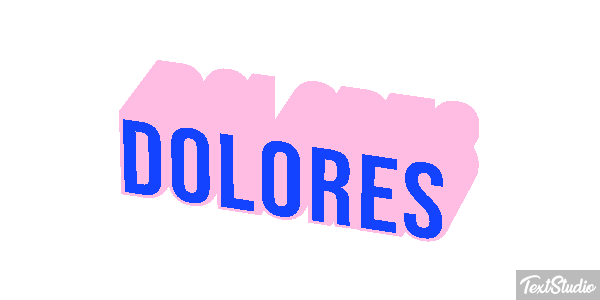 Dolores Efecto de texto