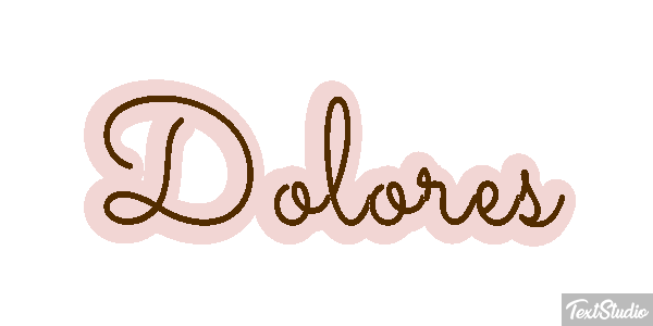 Dolores Efecto de texto