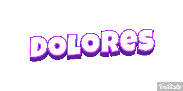 Dolores Efecto de texto