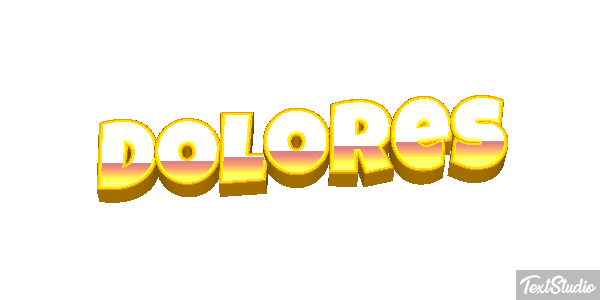 Dolores Efecto de texto