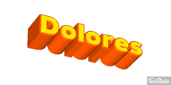 Dolores Efecto de texto