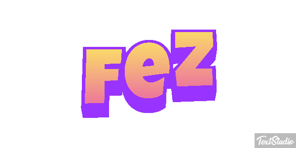 Fez Effetto testo