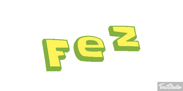 Fez Effetto testo