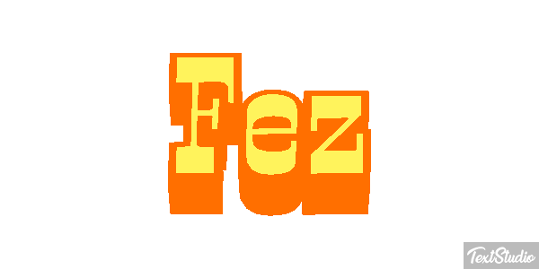 Fez Effetto testo