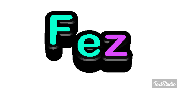 Fez Effetto testo