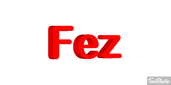 Fez Effetto testo
