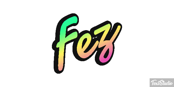 Fez Effetto testo