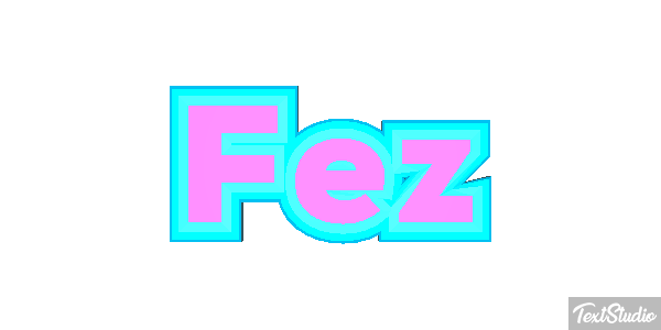Fez Effetto testo