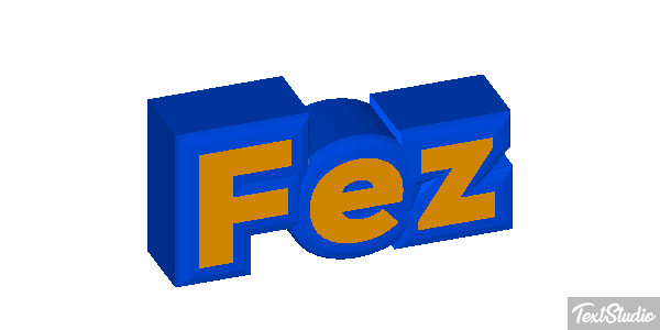 Fez Effetto testo