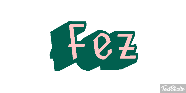 Fez Effetto testo