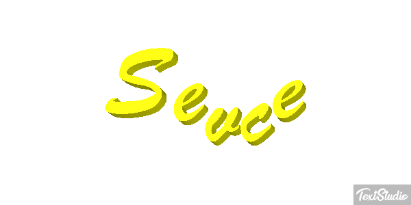 Sevce Efecto de texto