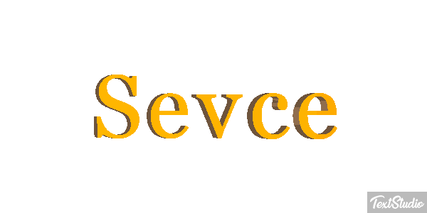 Sevce Efecto de texto