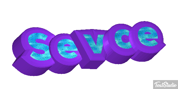 Sevce Efecto de texto