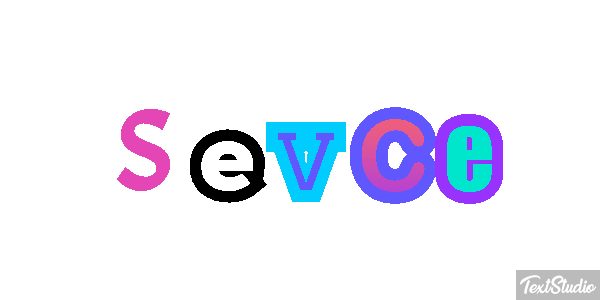 Sevce Efecto de texto