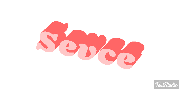 Sevce Efecto de texto
