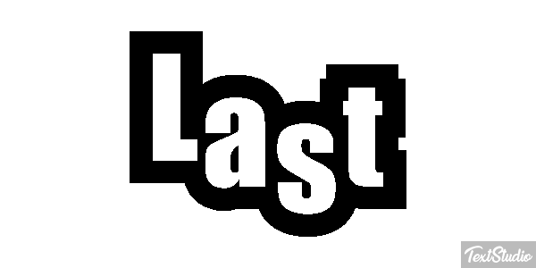 Last テキスト効果