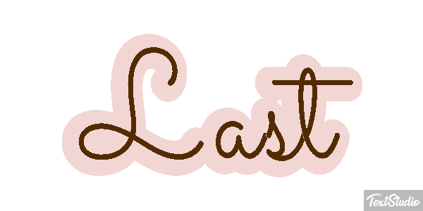 Last テキスト効果