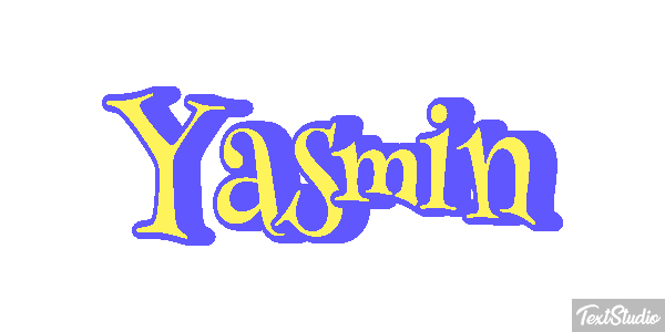 Yasmin Текстовый эффект
