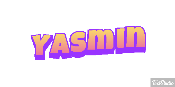Yasmin Текстовый эффект