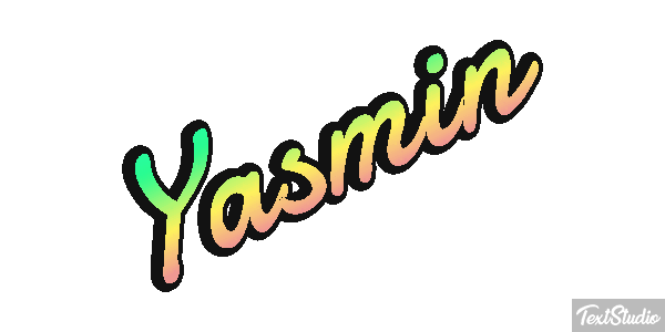 Yasmin Текстовый эффект