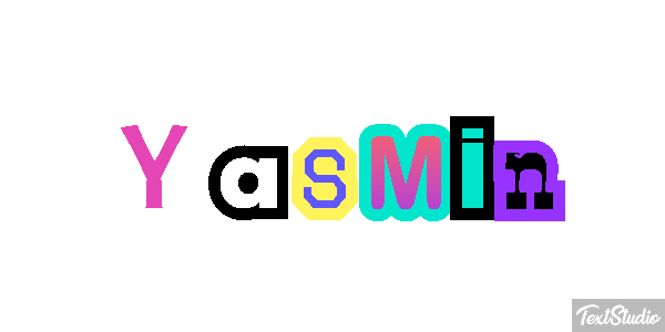 Yasmin Текстовый эффект