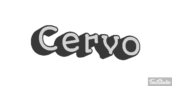 Cervo Effetto testo