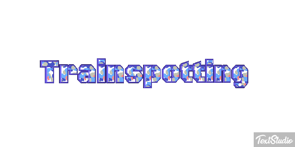 Trainspotting Text effect