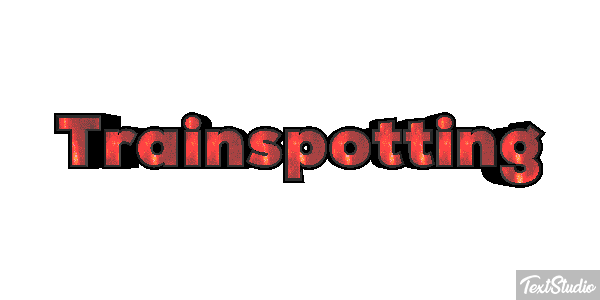 Trainspotting Text effect