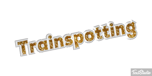 Trainspotting Text effect