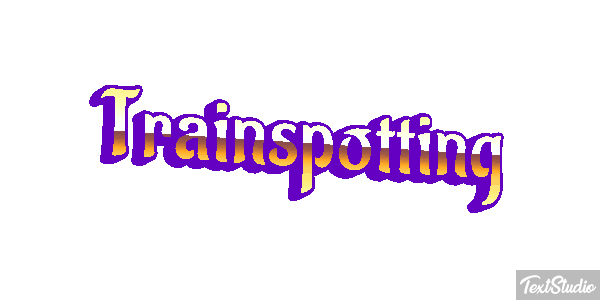 Trainspotting Text effect
