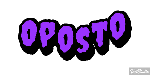 Oposto Tekst effect