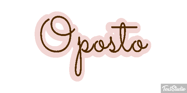 Oposto Tekst effect