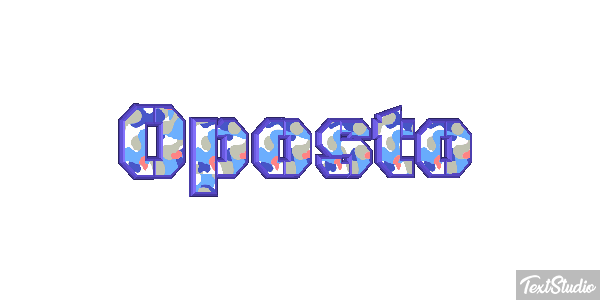 Oposto Tekst effect