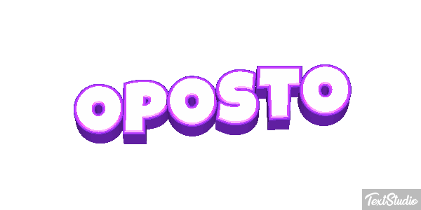 Oposto Tekst effect