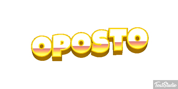 Oposto Tekst effect