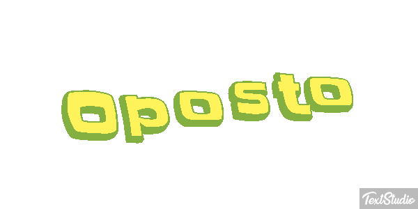 Oposto Tekst effect