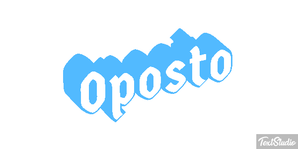 Oposto Tekst effect