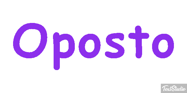Oposto Tekst effect