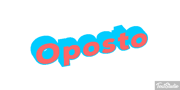 Oposto Tekst effect