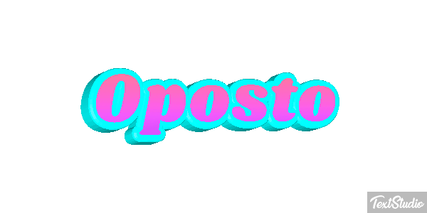 Oposto Tekst effect