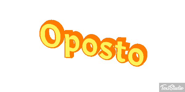 Oposto Tekst effect