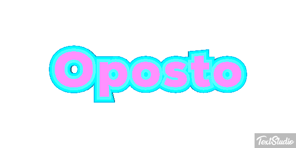 Oposto Tekst effect