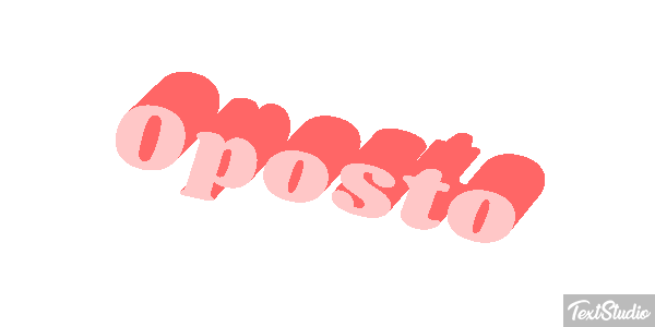 Oposto Tekst effect